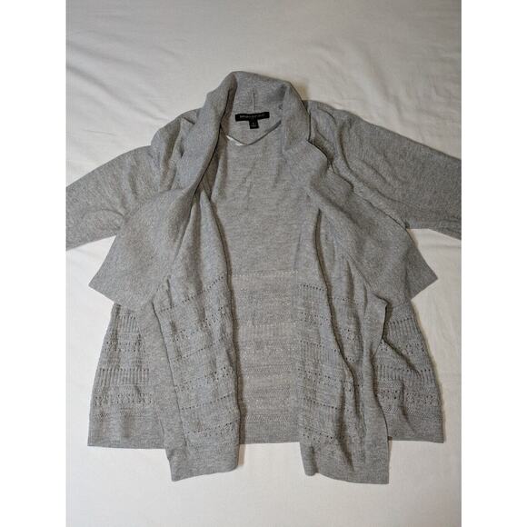 Banana Republic Cardigan Womens Small Gray Long Sleeve Open Sweater‎ - Picture 3 of 10